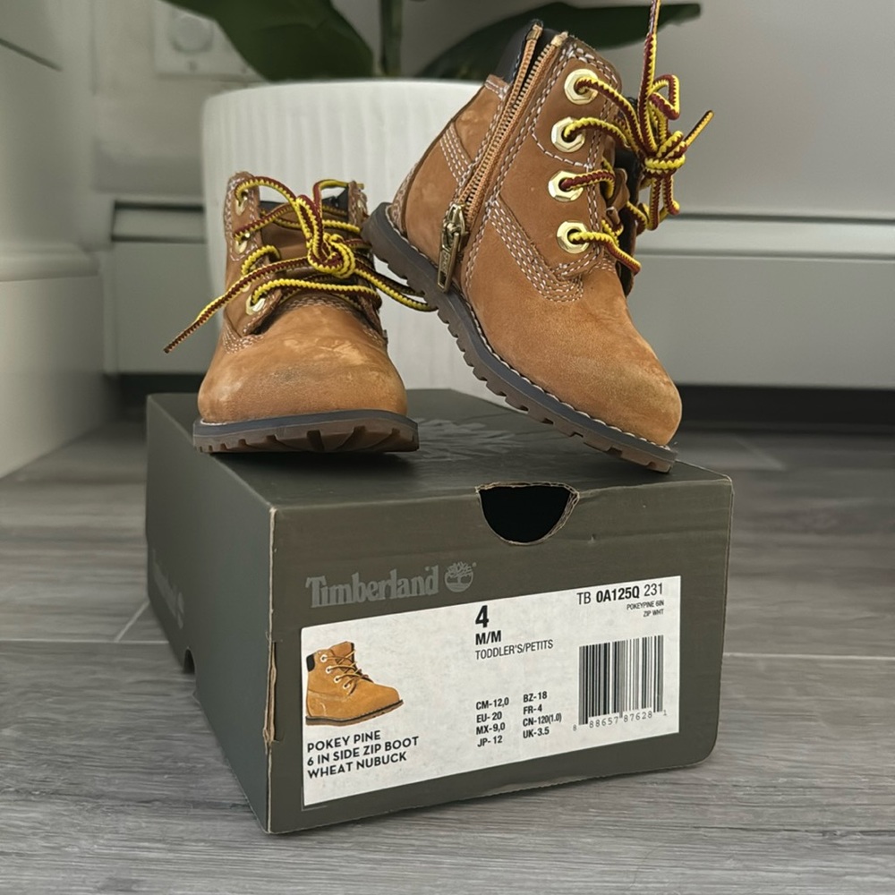 Timberland | Toddler | 4 M | Pokey Pine Side Zip Boot